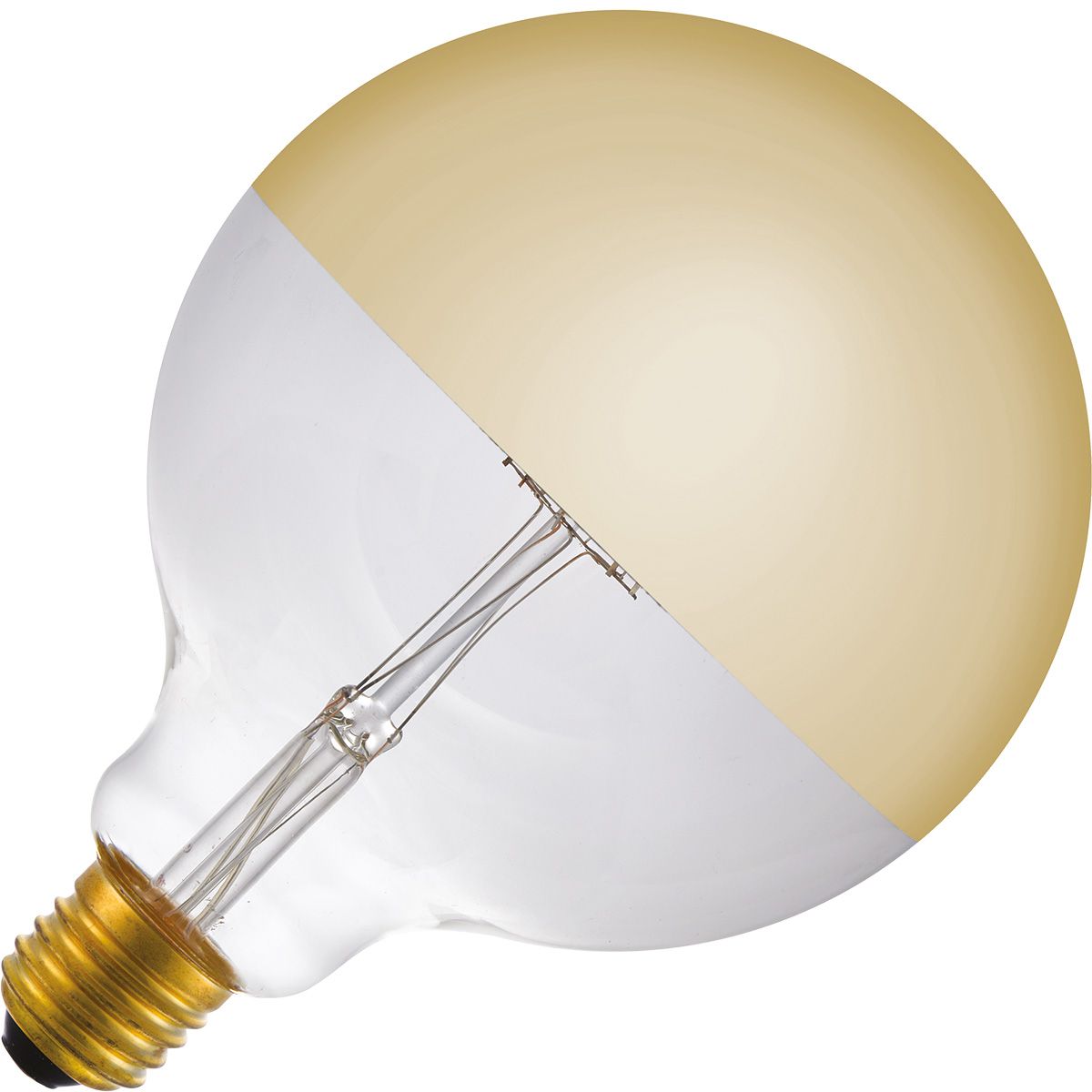 Lighto | LED Ampoule à tête Miroir Globe | E27 Dimmable | 4W 125mm