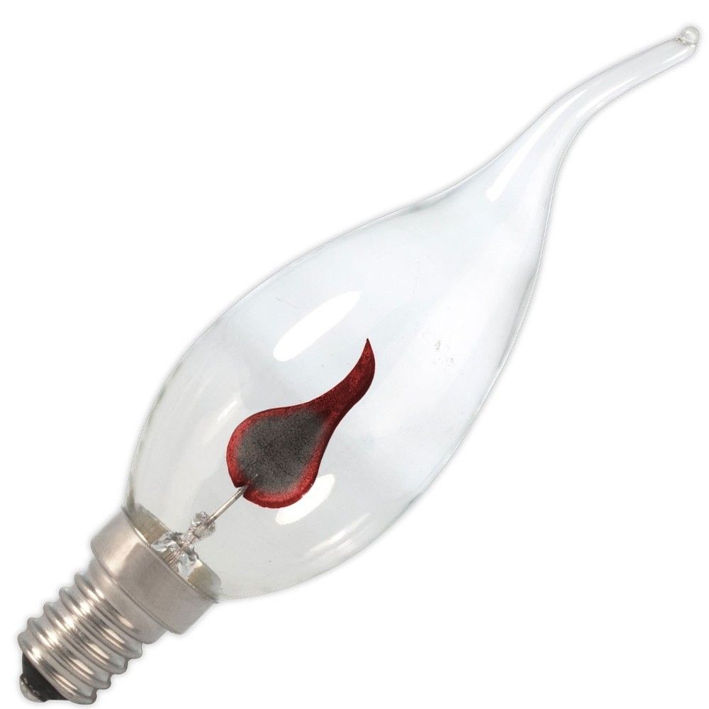 Calex | Ampoule à Incandescence Flamme à Pointe | E14 Non | 3W Clair