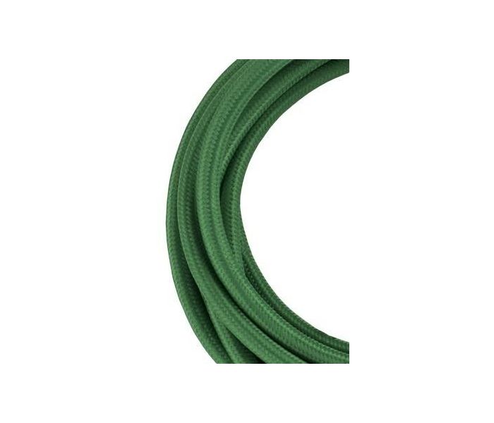 Bailey câble en tissu 2x0,75mm vert foncé 3m