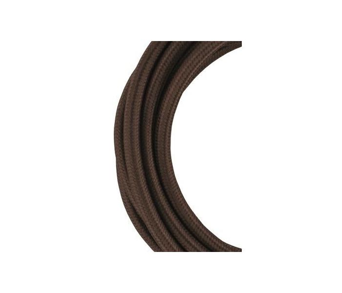 Bailey câble en tissu 3x0,75mm marron 3m