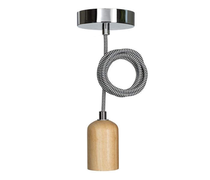 Bailey | Luminaire suspendu Bois | E27  | 60W 