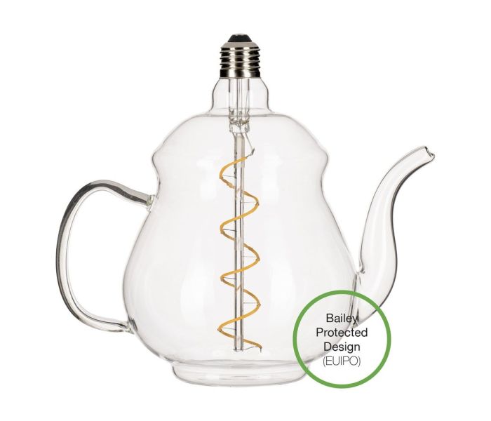 Bailey | LED Théière | E27 Dimmable | 4W