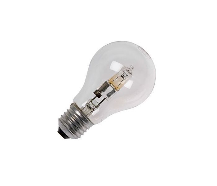 Ampoule halogène standard EcoClassic SPL | Gros culot E27 | 55mm | 70W | 1180lm | Blanc chaud 2700K-3300K | Ø 55mm | 105mm