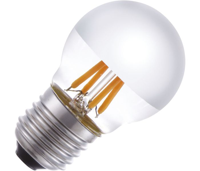 Lighto | LED Ampoule à tête Miroir Sphérique | E27 Dimmable | 4W