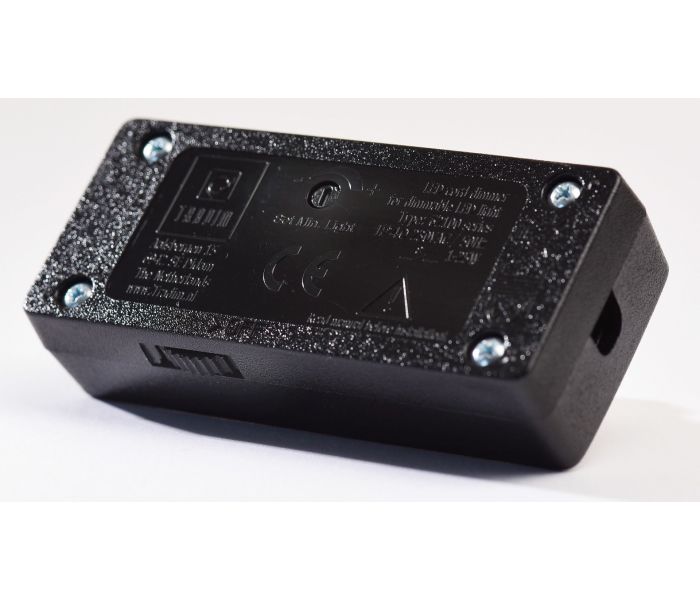 Tradim | LED elektronische snoerdimmer | IP 20 | Zwart | 1 - 40W