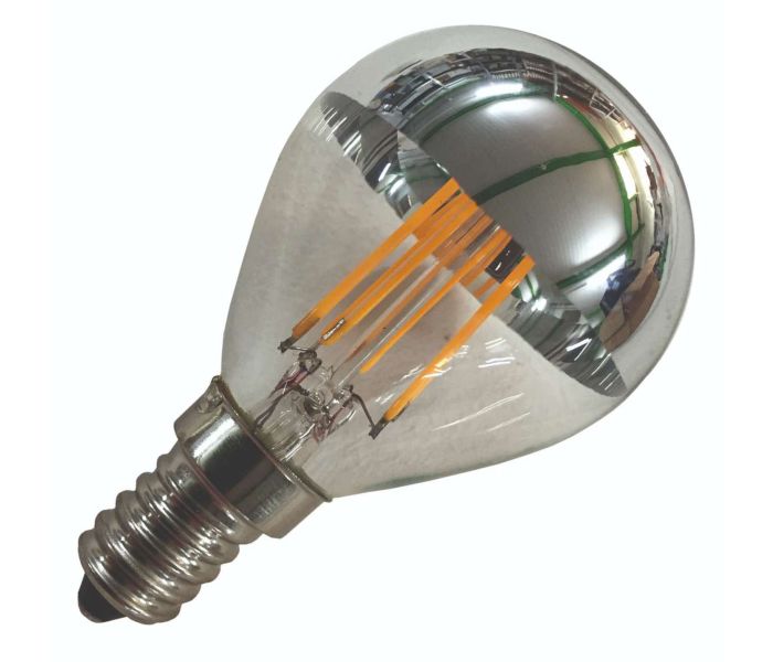 Bailey | LED Ampoule sphérique à tête miroir | E14  | 3W Dimmable
