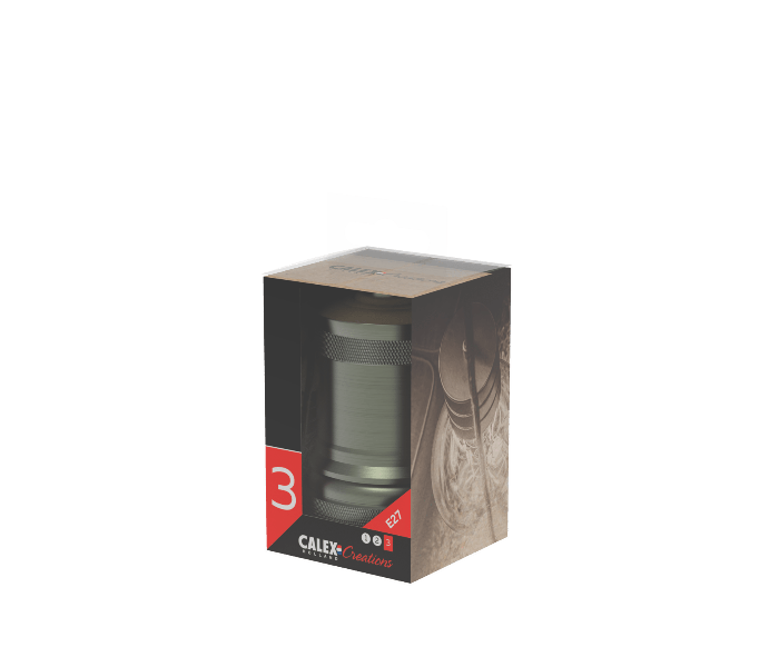 Calex | Lamphouder | E27 fitting | Aluminium | Mat Brons | 60W