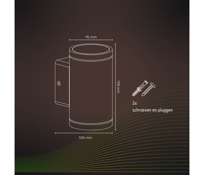 Calex | Smart Outdoor Up and Downlight
