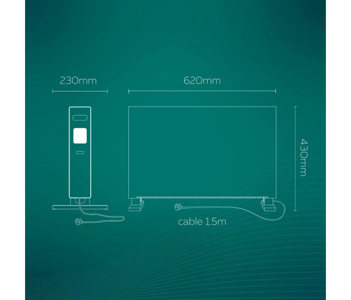 Calex | Smart Convector Kachel | 2000W