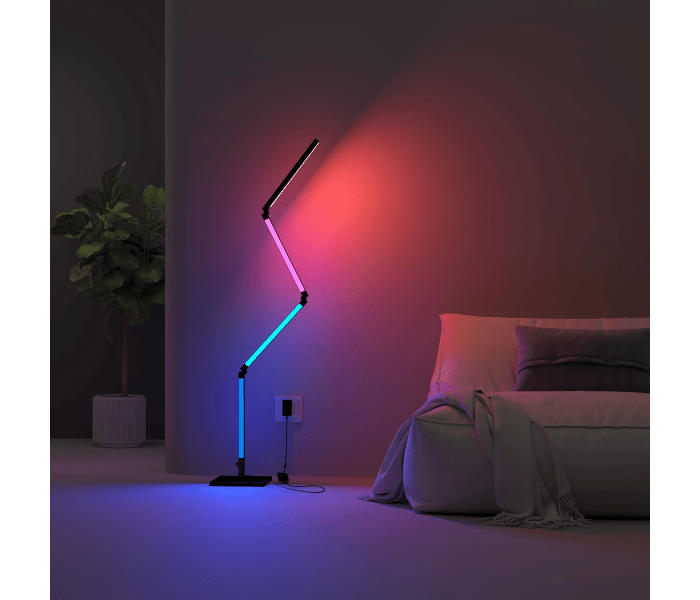 Calex | Lampadaire pliable intelligent | RGBIC+WW
