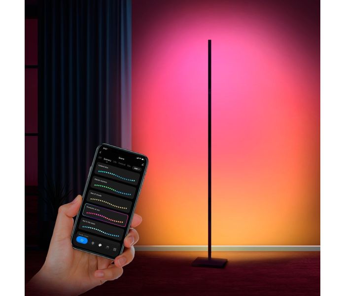 Calex | Lampadaire pliable intelligent | RGBIC+WW