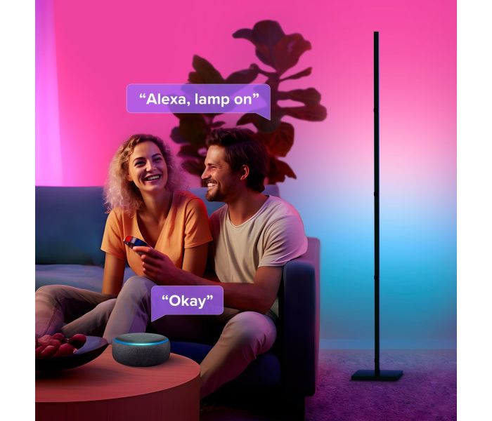 Calex | Lampadaire pliable intelligent | RGBIC+WW