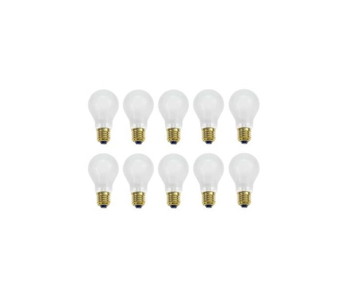 10x Ampoule à Incandescence | E27 | 25W Dépolie