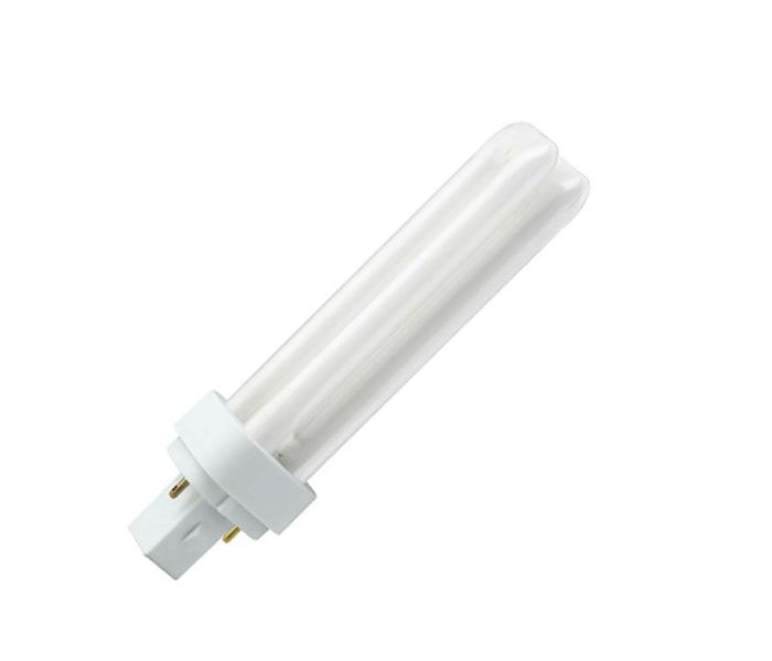 PL-C | G24D-2 | 18W | 827 Blanc très chaud | Opale | 2-pins
