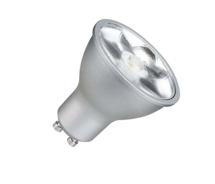 SPL | LED lamp | GU10 Fitting | Reflectorlamp | Helder | Zilver | 6W | Dimbaar | 827 Warm wit