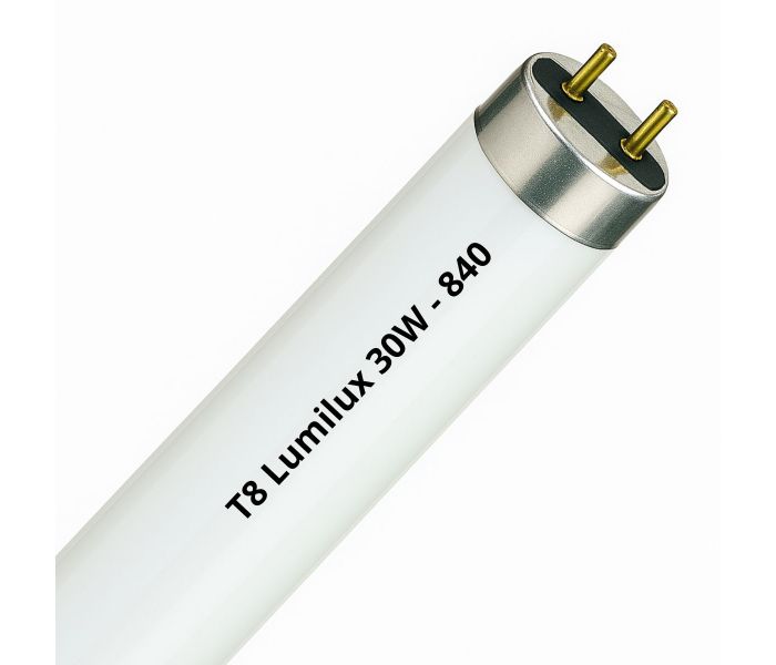 Lumilux | Tube fluorescent T8 | 30W | 840 Blanc froid | 90cm