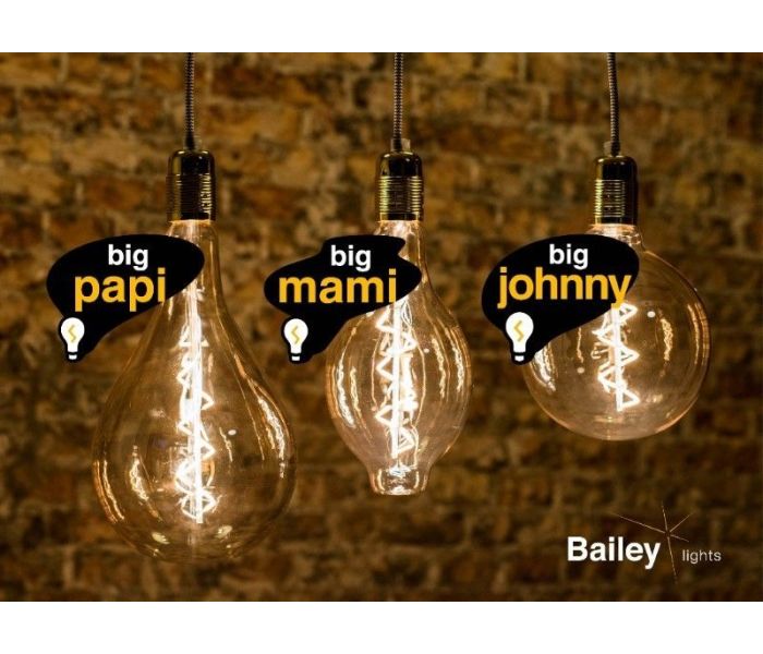 Bailey Big Johnny | LED Ampoule Globe | E27  | 3W (remplace 27W) 150mm