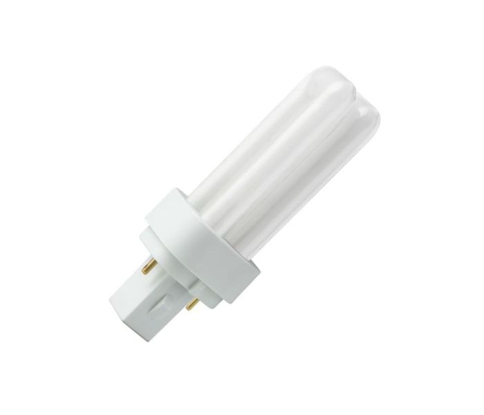 PL-C | G24D-1 | 10W | 827 Blanc très chaud | Opale | 2-pins