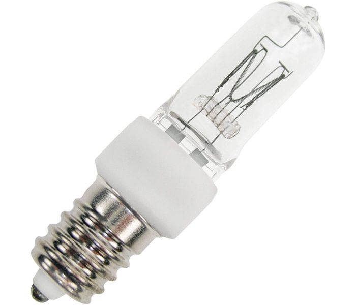 Ampoule halogène | Halolux | Petit culot E14 | Clair | 14mm | 250W