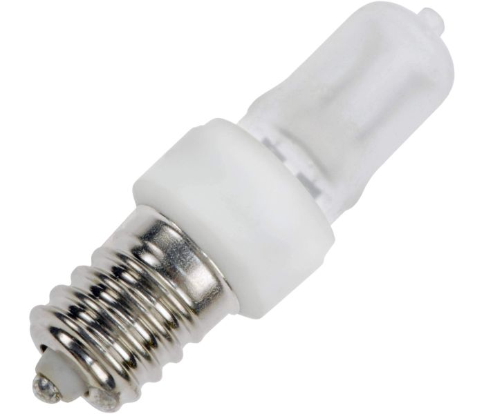 Ampoule halogène | Halolux | Petit culot E14 | Mate | 14mm | 50W