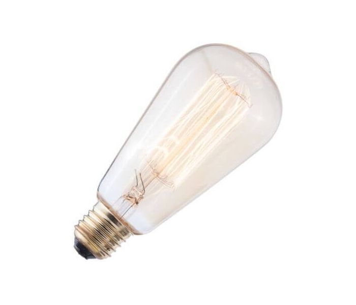 Ampoule à Filament de Carbone Edison | E27 | 40W Or