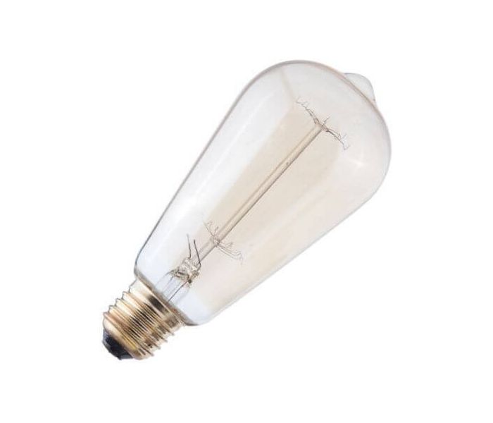 Ampoule à Filament de Carbone Edison | E27 | 40W Or