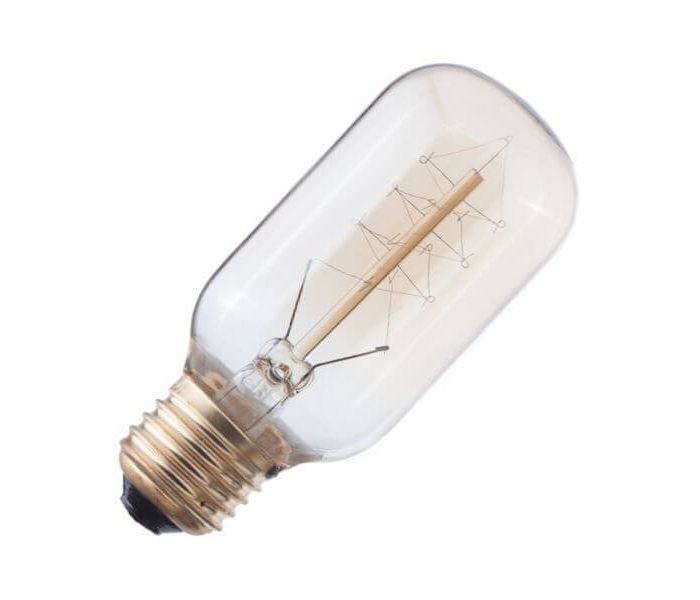 Ampoule à Filament de Carbone Tube | E27 | 40W 108mm Or