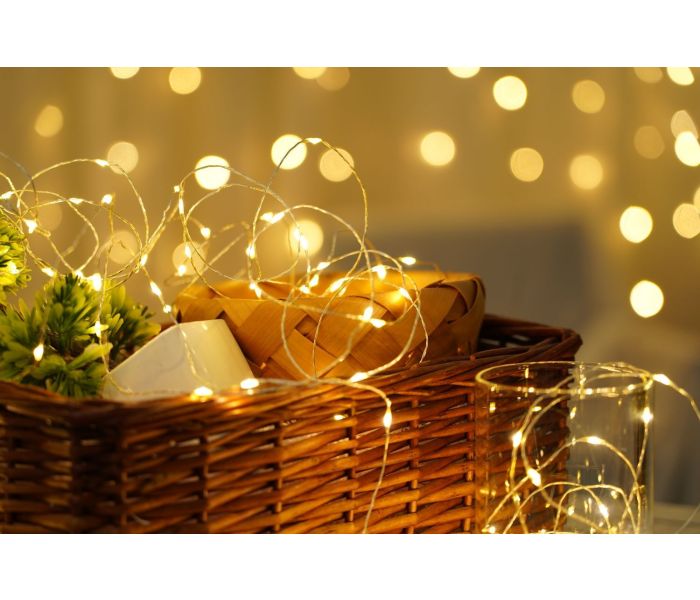 Modee | guirlande lumineuse de Noël LED | 5m | 50 Lumières | IP20 | Lumière blanc chaud