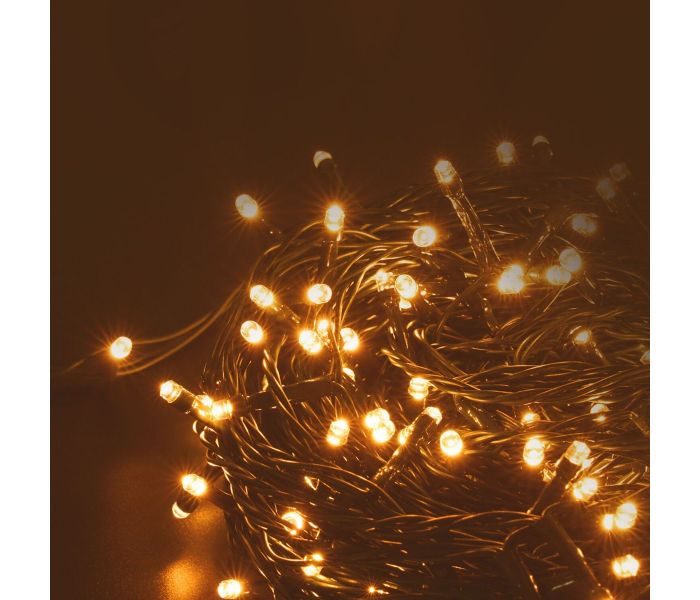 Modee | Kerstverlichting LED lichtsnoer | 20m | 200 Lichtpunten met 8 Lichtstanden | IP44 | Warm Wit Licht