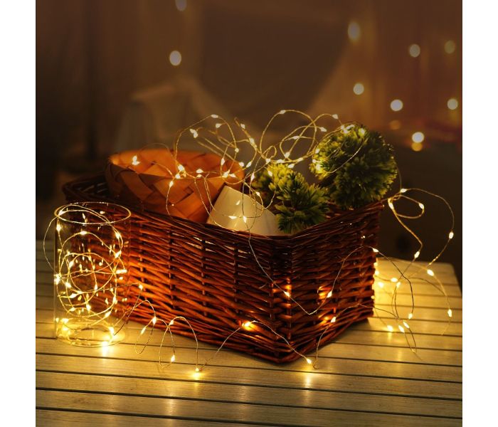 Modee | guirlande lumineuse de Noël LED | 5m | 50 Lumières | IP20 | Lumière blanc chaud