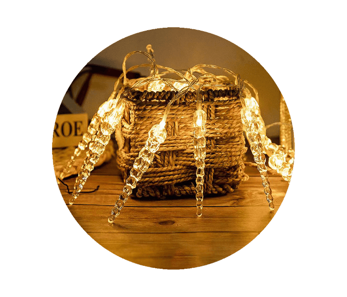 Modee | guirlande lumineuse de Noël LED | 2.85m | 20 lumières | IP44 | Lumière blanc chaud