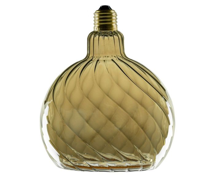Segula Floating LED | Smokey Twisted | Ampoule Globe | E27 6W | 150mm
