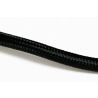 Câble en tissu 2x0.75mm Textile noir par 10 mètre Câble en tissu 2x0.75mm Textile noir par 10 mètre