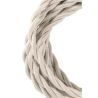 Bailey câble en tissu tourné 2x0,75mm beige 3m