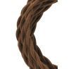 Bailey câble en tissu tourné 2x0,75mm marron 3m