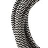 Bailey câble en tissu 3x0,75mm noir/blanc 3m Bailey câble en tissu 3x0,75mm noir/blanc 3m