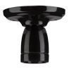 Bailey culot plafond porcelaine E27 noir Bailey culot plafond porcelaine E27 noir