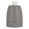 Bailey culot porcelaine E27 gris