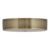 Bailey pavillon luminaire métal bronze antique + transparent support de câble