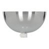 Bailey pavillon luminaire bol chrome + transparent support de câble