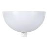 Bailey pavillon luminaire bol blanc + blanc support de câble