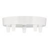 Bailey pavillon luminaire métal blanc multi pour 5 câbles