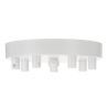 Bailey pavillon luminaire métal blanc multi pour 7 câbles