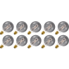Lighto | Filament LED | Gros culot E27 | Lampe globe | Noir | 95mm | 5W | 10 pièces Lighto | Filament LED | Gros culot E27 | Lampe globe | Noir | 95mm | 5W | 10 pièces