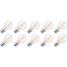 Lighto | Filament LED | Douille à baïonnette B22d | Ampoule standard | Claire | 60mm | 8W | Pack de 10 Lighto | Filament LED | Douille à baïonnette B22d | Ampoule standard | Claire | 60mm | 8W | Pack de 10