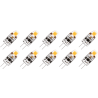 Lighto | Lampe LED | Culot G4 | Lampe à insérer | Claire | 10mm | 1W | Lot de 10
