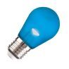 Lighto | Filament LED | Grande douille E27 | Bleu | Ampoule boule | 45mm | 2W | Dimmable | Convient pour câble barbelé