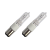 Ampoule halogène | Halolux | Culot à baïonnette Ba15d | Clair | 15mm | 100W