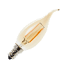 Lighto | LED Ampoule Flamme Tip | E14 | 2W (remplace 20W) Or