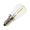 Lighto | Filament LED | Petit culot E14 | Lampe tubulaire | Lumineux | 26mm | 1W